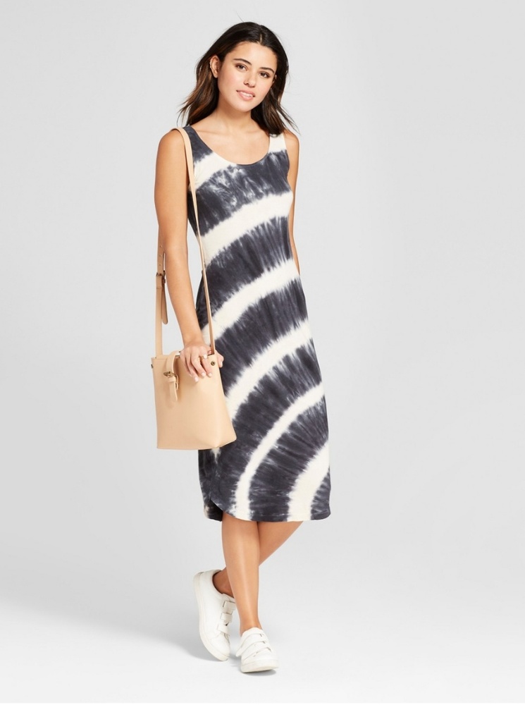 Tie dye midi dress